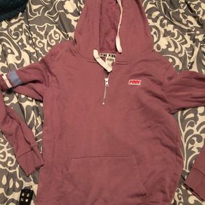 Quarter Zip PINK hoodie